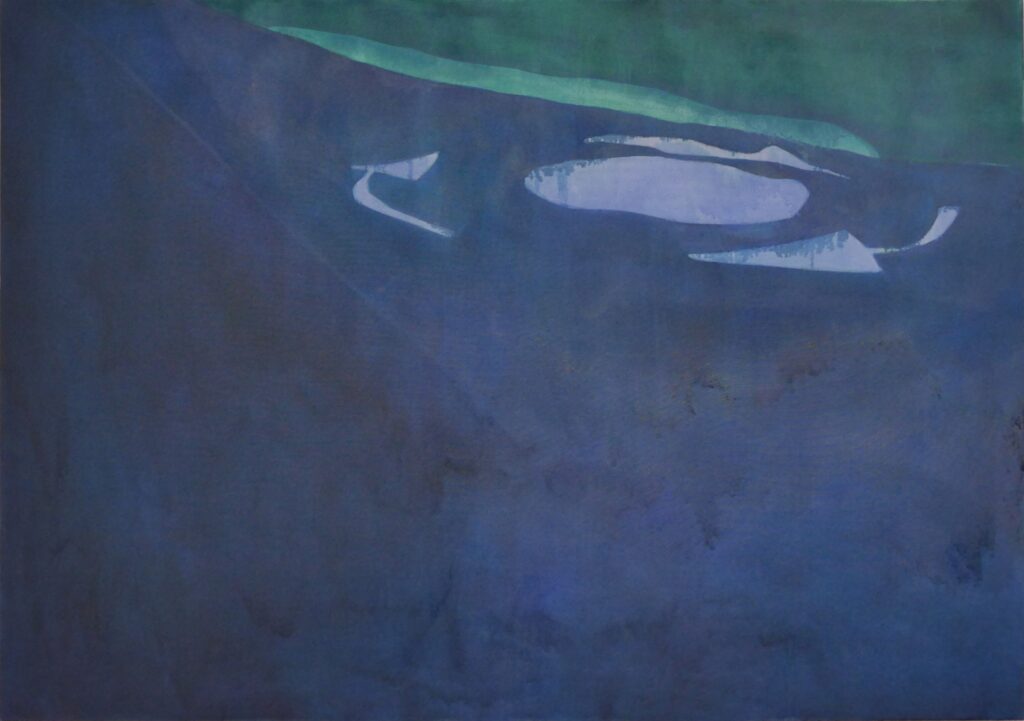 Sam Ng, Just Around the Corner (2022), Oil on canvas, 136x192cm.